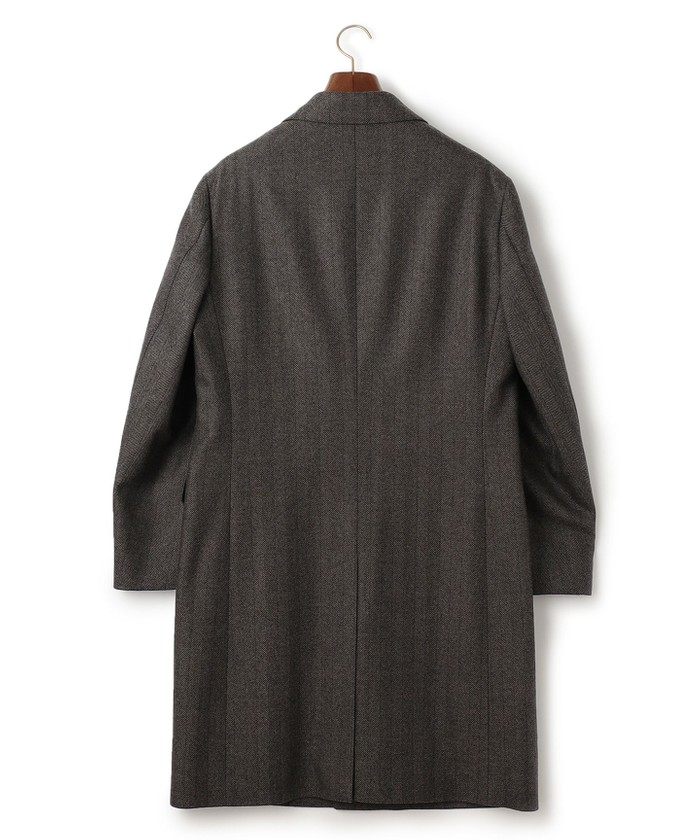 ARTHUR HARRISON】 2080ヘリンボンフランネルチェスター コー