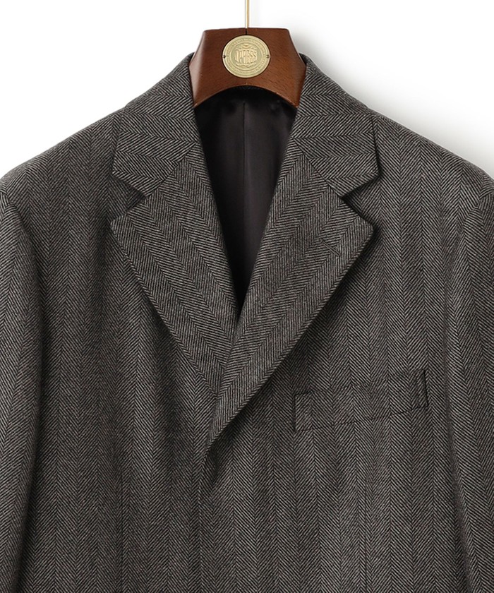 ARTHUR HARRISON】 2080ヘリンボンフランネルチェスター コー