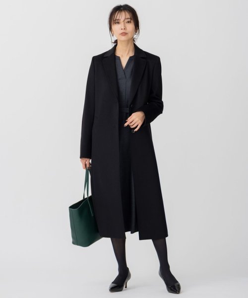 【CLASSY.12月号掲載】ロロピアーナ スーパー ウール チェスターコート 