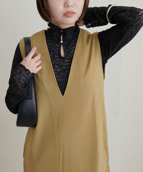 NICE CLAUP OUTLET(ナイスクラップ　アウトレット)/【natural couture】大人上品な首元に/ストレッチレース２ＷＡＹタートル/img25