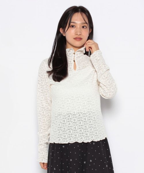 NICE CLAUP OUTLET(ナイスクラップ　アウトレット)/【natural couture】大人上品な首元に/ストレッチレース２ＷＡＹタートル/img30