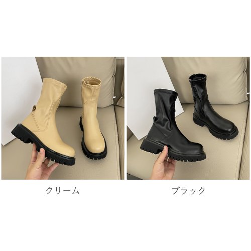 miniministore(ミニミニストア)/ショートブーツ 厚底 レディース靴 韓国/img02