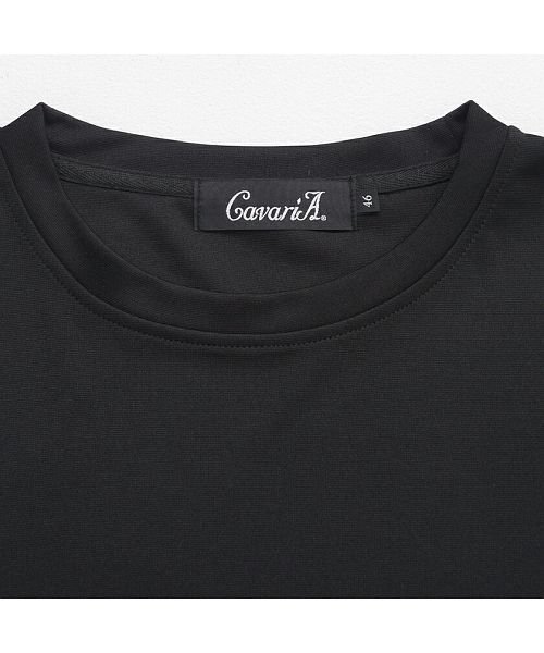 CavariA(キャバリア)/CavariA クルーネックポンチロングTシャツ カットソー/img08