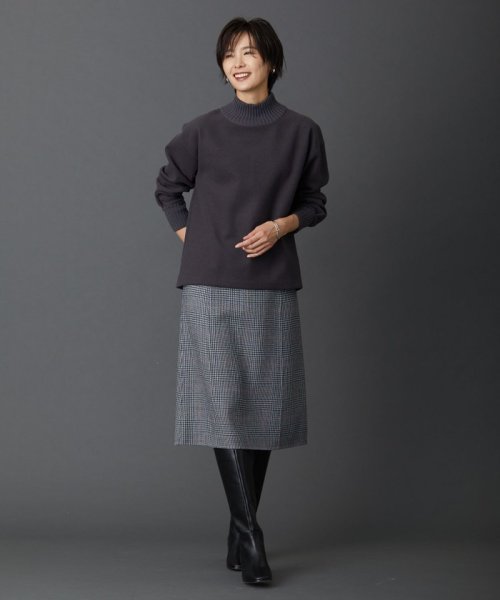 J.PRESS LADIES（LARGE SIZE）(J．プレス　レディス（大きいサイズ）)/ニードルパンチ ハイネック カットソー/img03