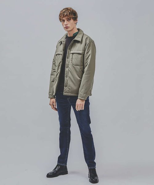 【別注 DESCENTE / デサント】ライトパフ シャツブルゾン 別注 DESCENTE H88