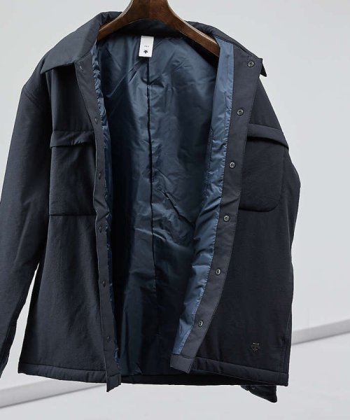 【別注 DESCENTE / デサント】ライトパフ シャツブルゾン 別注 DESCENTE H88