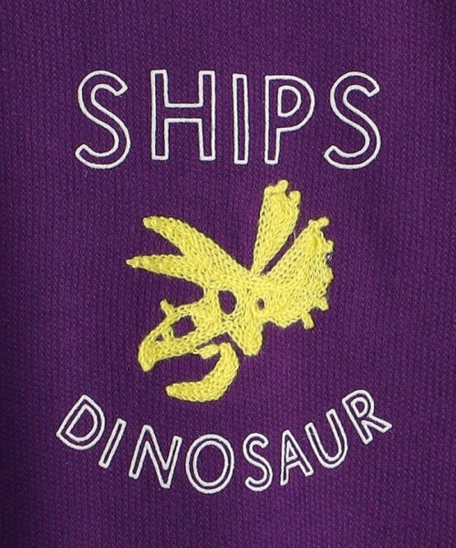 SHIPS KIDS(シップスキッズ)/SHIPS KIDS:145～160cm / ミニ裏毛 恐竜 ワンポイント TEE/img12