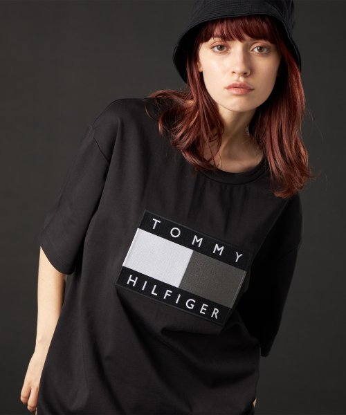 TOMMY HILFIGER(トミーヒルフィガー)/MONOCHROME CAPSULE COLLECTION モノクロームオーバーサイズTシャツ/img10