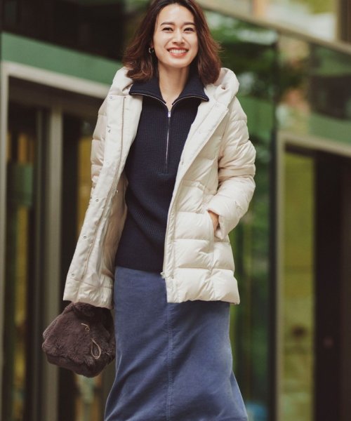 【洗える】シレータフタ ショート ダウンコート 