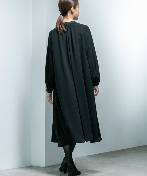 【喪服・礼服】【洗える】≪デザインブラック≫シャツワンピース/ブラックフォーマル/卒入学式 ・七五三・お宮参り あり 喪服 礼服 七五三 セレモニー 卒業式 ■なし デザイン 入学式 結婚式 お宮参り ワンピース