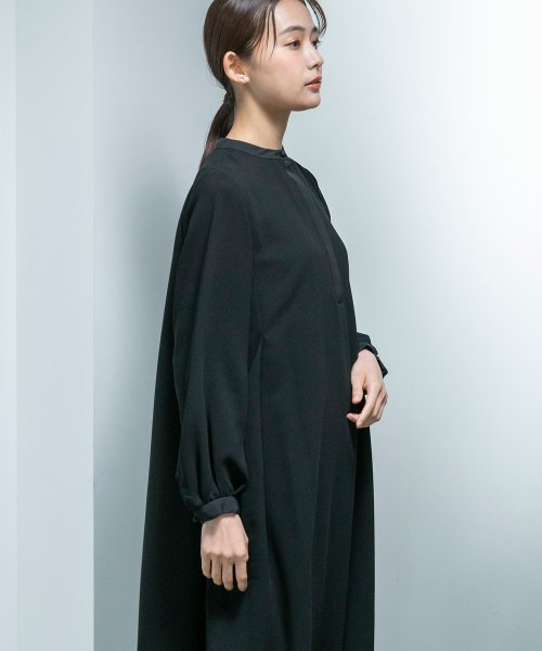 【喪服・礼服】【洗える】≪デザインブラック≫シャツワンピース/ブラックフォーマル/卒入学式 ・七五三・お宮参り あり 喪服 礼服 七五三 セレモニー 卒業式 ■なし デザイン 入学式 結婚式 お宮参り ワンピース