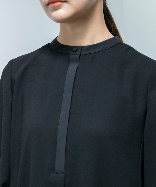 【喪服・礼服】【洗える】≪デザインブラック≫シャツワンピース/ブラックフォーマル/卒入学式 ・七五三・お宮参り あり 喪服 礼服 七五三 セレモニー 卒業式 ■なし デザイン 入学式 結婚式 お宮参り ワンピース