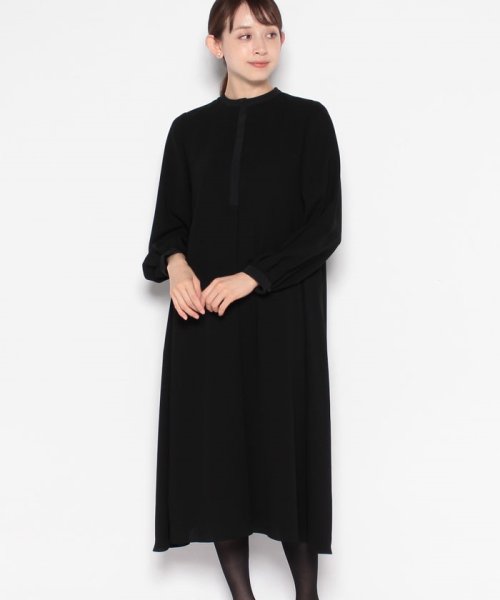 【喪服・礼服】【洗える】≪デザインブラック≫シャツワンピース/ブラックフォーマル/卒入学式 ・七五三・お宮参り あり 喪服 礼服 七五三 セレモニー 卒業式 ■なし デザイン 入学式 結婚式 お宮参り ワンピース