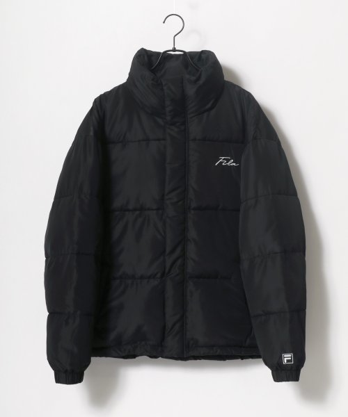 LAZAR(ラザル)/【Lazar】FILA/フィラ 別注 FIBER DOWN JACKET/ビッグシルエット ファイバーダウン中綿ジャケット メンズ レディース/img05