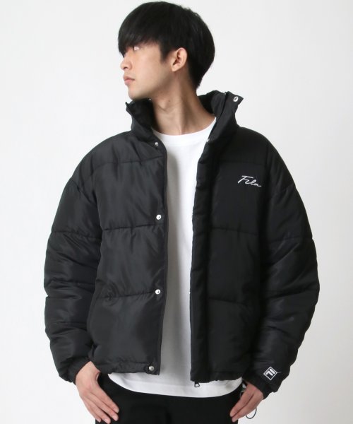 LAZAR(ラザル)/【Lazar】FILA/フィラ 別注 FIBER DOWN JACKET/ビッグシルエット ファイバーダウン中綿ジャケット メンズ レディース/img17