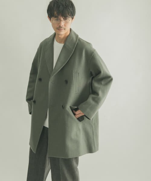 URBAN RESEARCH DOORS(アーバンリサーチドアーズ)/FORK&SPOON　ショールカラーPコート/img23