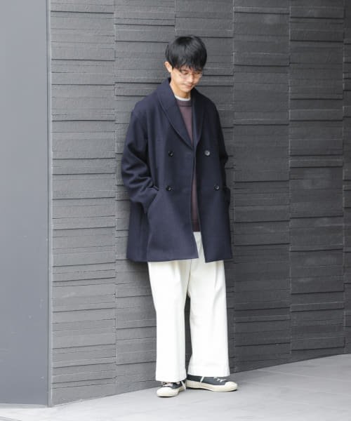 URBAN RESEARCH DOORS(アーバンリサーチドアーズ)/FORK&SPOON　ショールカラーPコート/img31