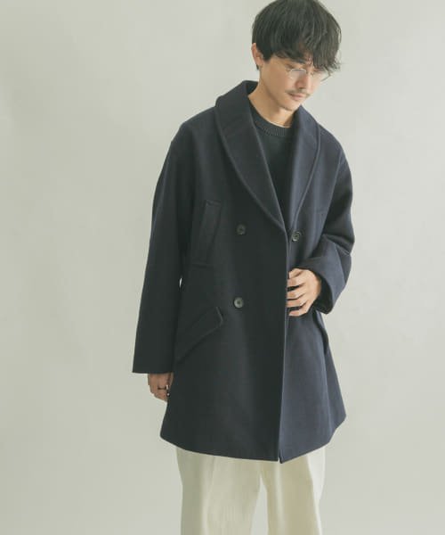 URBAN RESEARCH DOORS(アーバンリサーチドアーズ)/FORK&SPOON　ショールカラーPコート/img33