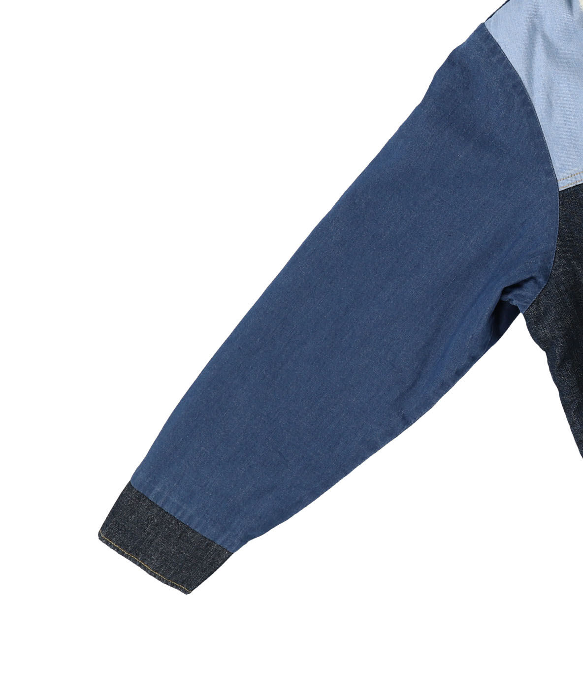 専用　新品 DENIM DUNGAREE デニム＆ダンガリー ボアジャケット デニムダンガリー DENIM DUNGAREE 8ozデニム ボア ジャケット