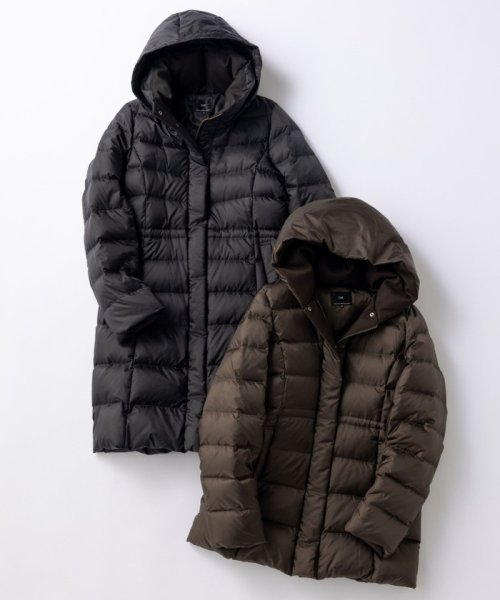 【洗える】シレータフタ ショート ダウンコート 