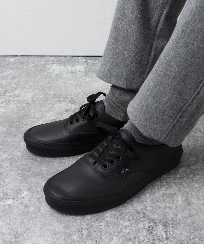 VANS】AUTHENTIC LEATHER BLACK オーセンティック | contifarma.pe