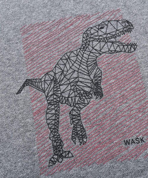 WASK(ワスク)/線描き 恐竜 プリント 裏起毛 トレーナー (100~160cm)/img10