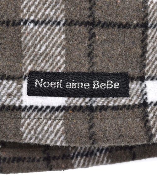 Noeil aime BeBe(ノイユ　エーム　べべ)/リボン 付 シャギーチェック 柄 ショートパンツ (80~130cm)/img17