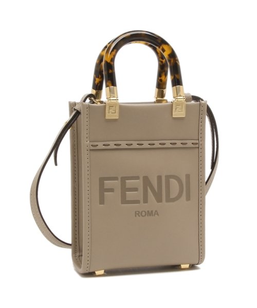 FENDI(フェンディ)/フェンディ ショルダーバッグ ハンドバッグ サンシャイン ショッパー ミニサイズ ミニバッグ ベージュ レディース FENDI 8BS051 ABVL F0E6/img01