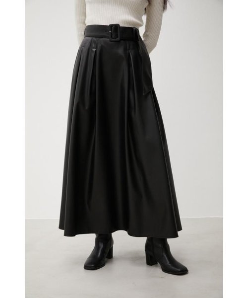 AZUL by moussy(アズールバイマウジー)/FAUX LEATHER HIGH WAIST SKIRT/img10