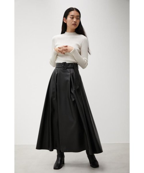 AZUL by moussy(アズールバイマウジー)/FAUX LEATHER HIGH WAIST SKIRT/img11