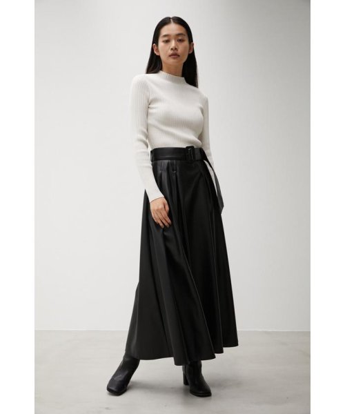 AZUL by moussy(アズールバイマウジー)/FAUX LEATHER HIGH WAIST SKIRT/img12