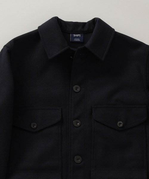 SHIPS STANDARD: ウール/カシミヤ オーバージャケット STANDARD