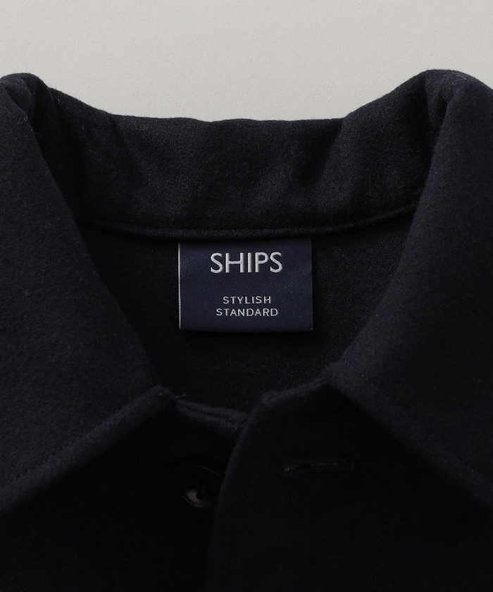SHIPS STANDARD: ウール/カシミヤ オーバージャケット SHIPS オーバー