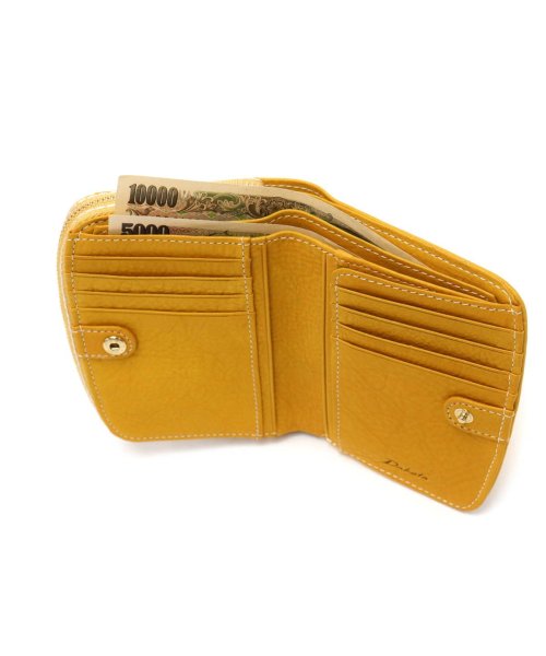 ダコタ 二つ折り財布 Dakota イデーア 本革 コンパクト 軽量 ミニ財布 ファスナー ラウンドファスナー 小銭入れ 0030180 新作 2022 ポケット