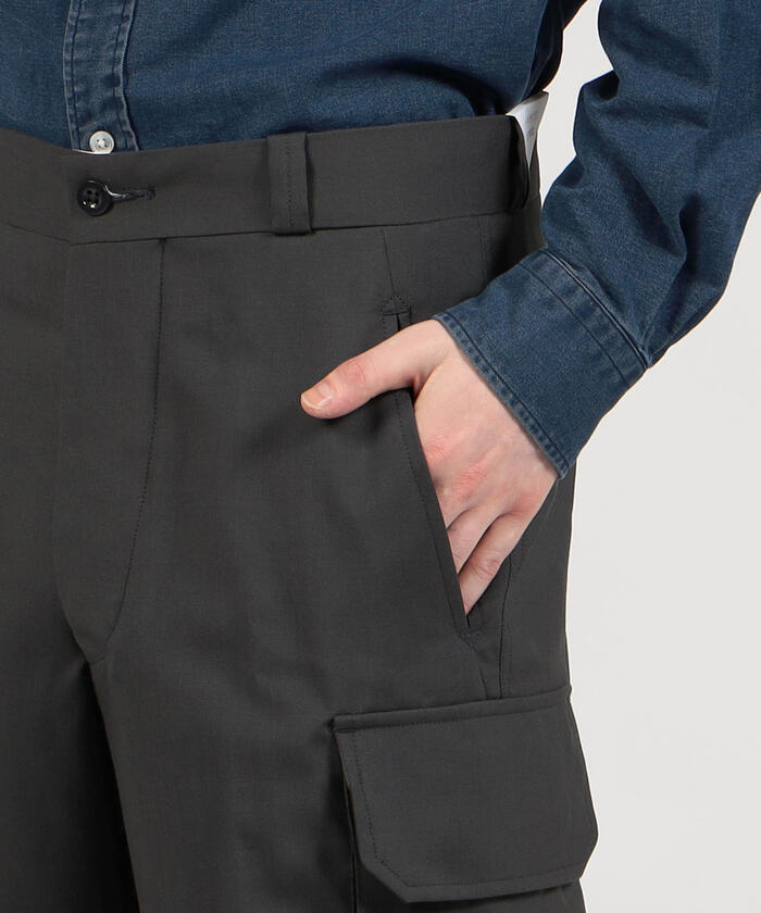 セール】TANGENT PIERRE SHORTS ウール フレンチアーミーM47カーゴ