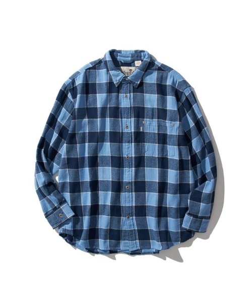 Levi's(リーバイス)/オーバーサイズ ワンポケットシャツ ROMAN SILVER LAKE BLUE/img03