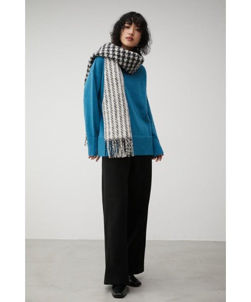 AZUL by moussy(アズールバイマウジー)/MULTI COLOR HOUNDSTOOTH STOLE/img07