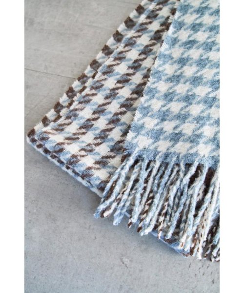 AZUL by moussy(アズールバイマウジー)/MULTI COLOR HOUNDSTOOTH STOLE/img09