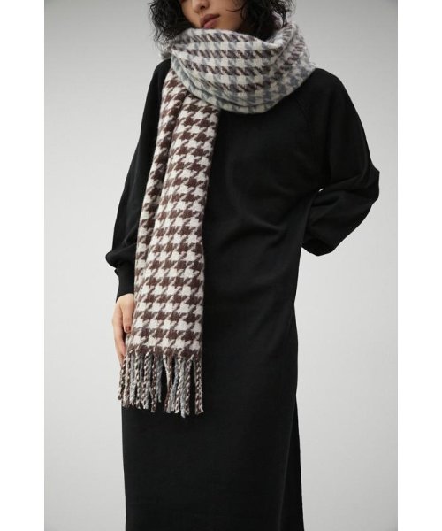 AZUL by moussy(アズールバイマウジー)/MULTI COLOR HOUNDSTOOTH STOLE/img16