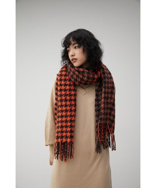 AZUL by moussy(アズールバイマウジー)/MULTI COLOR HOUNDSTOOTH STOLE/img23