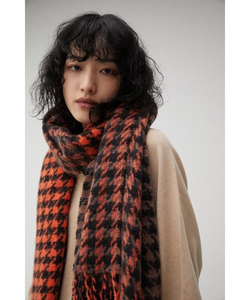 AZUL by moussy(アズールバイマウジー)/MULTI COLOR HOUNDSTOOTH STOLE/img24