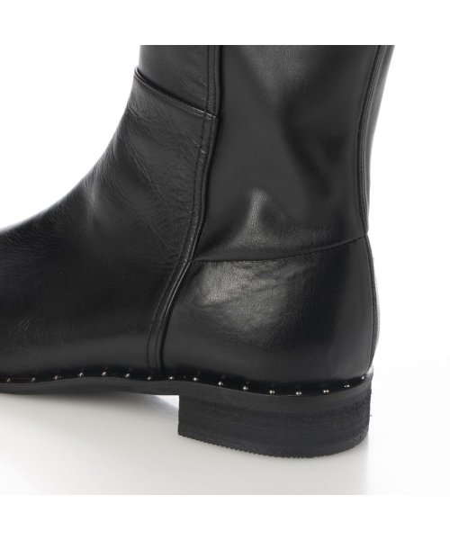 ストレッチショートブーツ ET JACOMO 本革