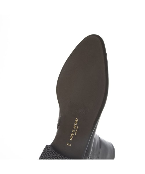 ストレッチショートブーツ ET JACOMO 本革