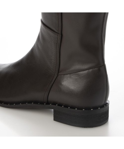 ストレッチショートブーツ ET JACOMO 本革