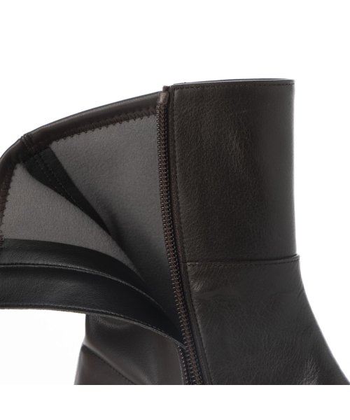 ストレッチショートブーツ ET JACOMO 本革