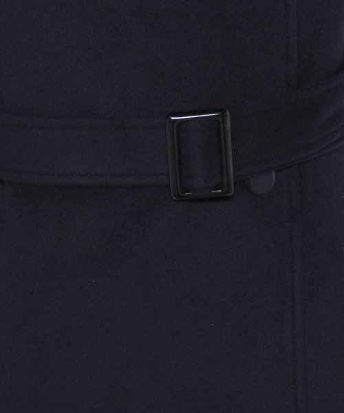 スプリットラグランロングコート ライトベージュ/サンドベージュ ネイビー/ダークネイビー キャメル/ライトブラウンの色味の違いに関しまして 生産時期が異なり釦が若干異なるためカラー表記を変更しておりますが 生地の色味は同一になります