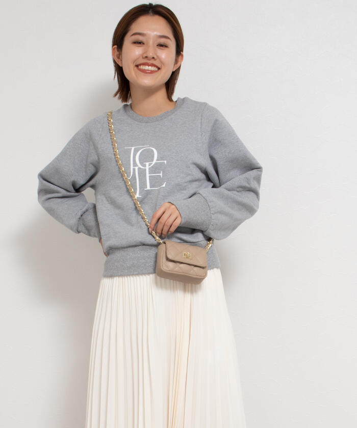 NOLLEY'S Sophi  プリントロゴスウェット