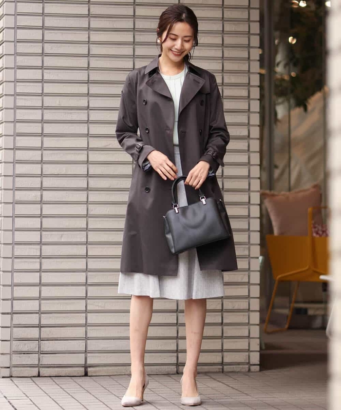 MK KLEIN + / トレンチコート メンズ /黒 クリアランス通販店