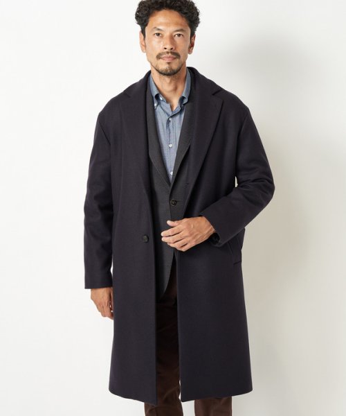 DISTINCTION MEN'S BIGI(ディスティンクションメンズビギ)/【hevo別注】ヴァージンウールメルトンチェスターフィールドコート/img03