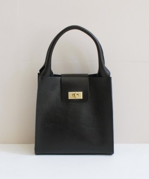 【TIDEWAY / タイドウェイ】MOSS METAL TWIST TOTE / モス メタルツイストトートバッグ ハンドバッグ 本革 牛革 TIDEWAY タイドウェイ